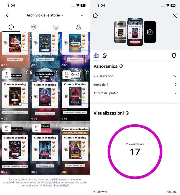 vedere visualizzazioni dopo 48 ore Instagram