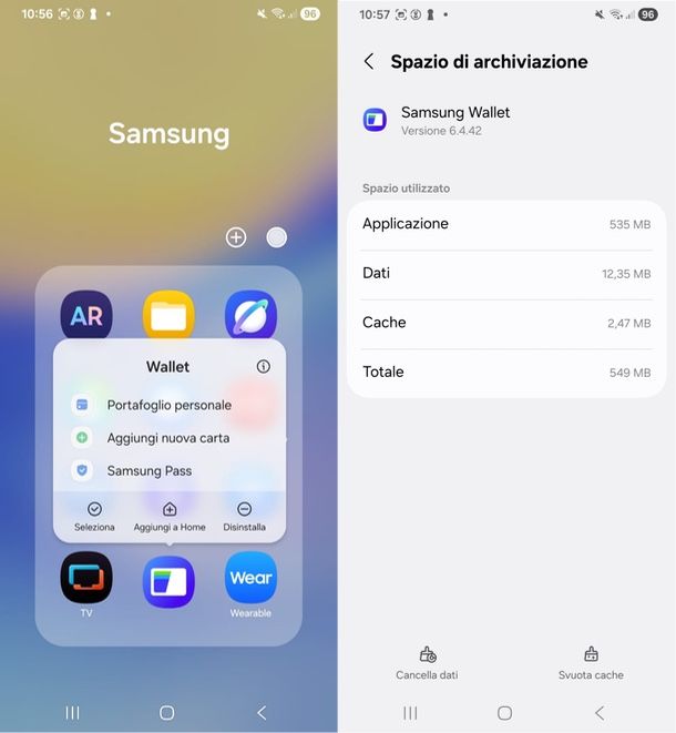 Samsung Wallet reset password