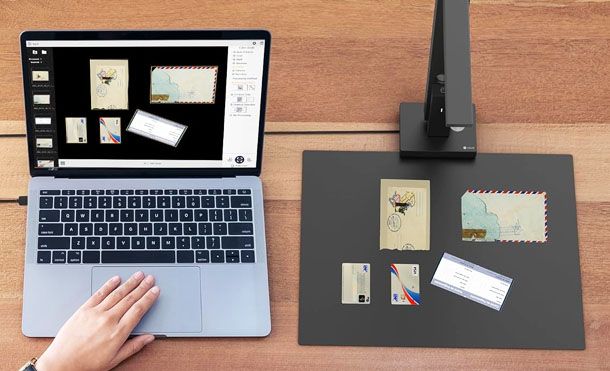 Scanner portatile per diversi formati di fogli