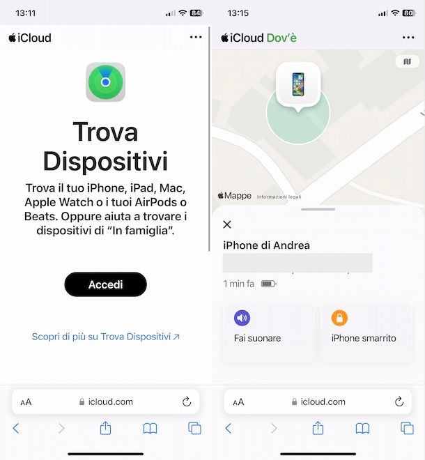 Trova dispositivi