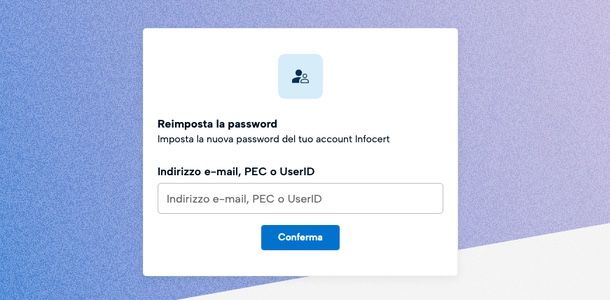 InfoCert sbloccare SPID