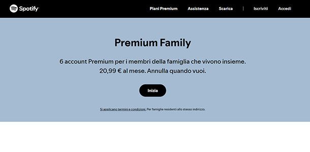 Spotify Family PC