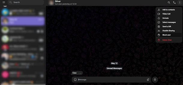 Blocco Telegram da PC