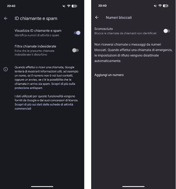 Come non ricevere telefonate pubblicitarie Android