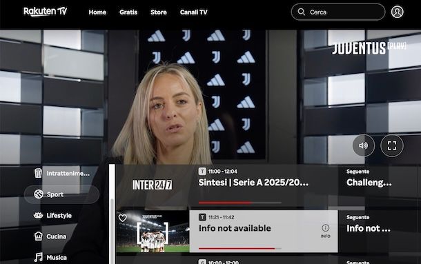 Vedere Juventus Play