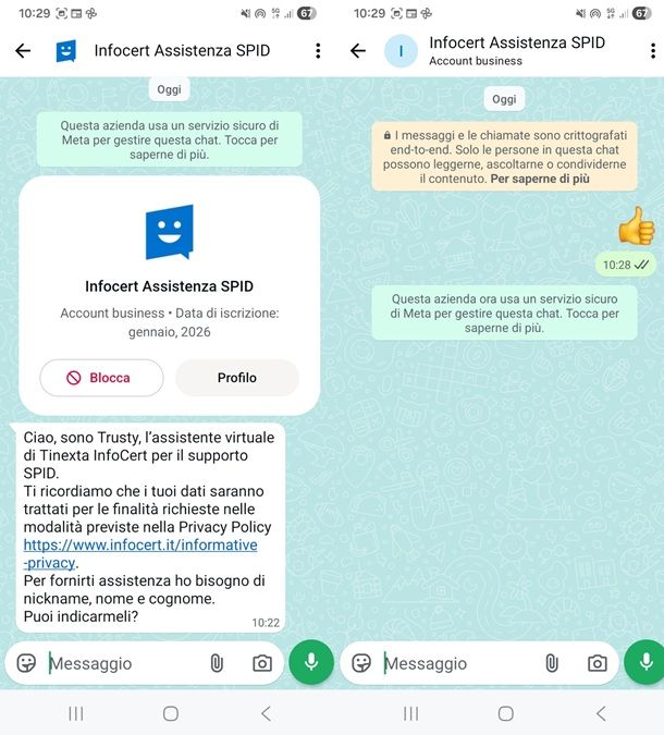assistenza infocert