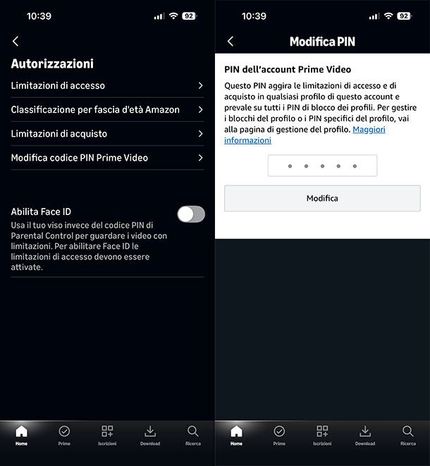 Come resettare PIN Prime Video da smartphone e tablet