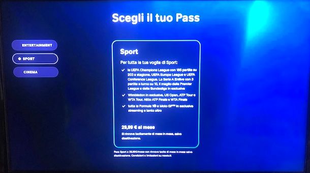 Attivare NOW con Amazon
