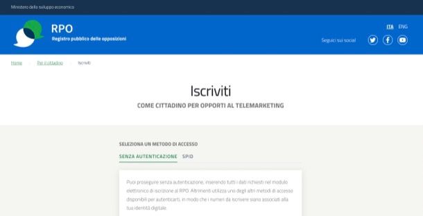 Bloccare le telefonate pubblicitarie con il Registro Pubblico delle Opposizioni