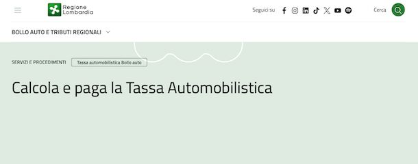 Pagare bollo auto 