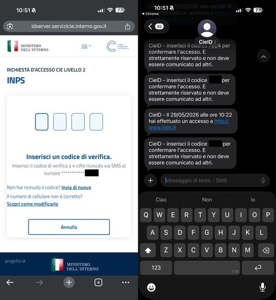 Utilizzare CIE senza app