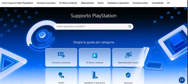 supporto psn
