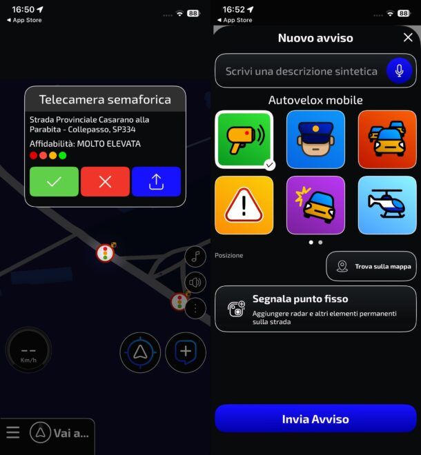 App per Autovelox