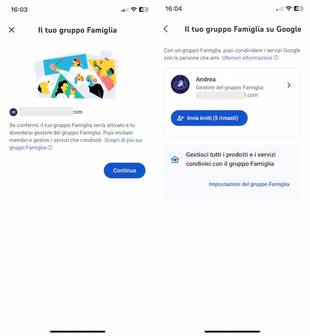YouTube Music Famiglia
