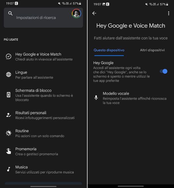 Come disattivare assistente vocale Google