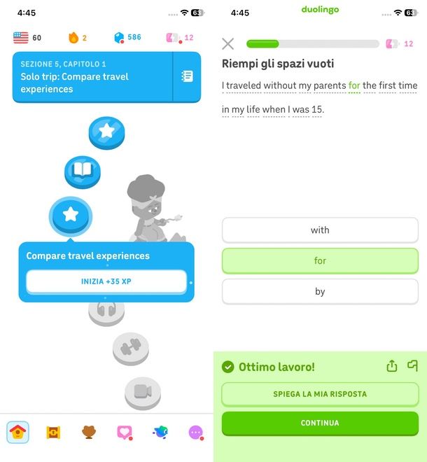Come funzione Duolingo gratis