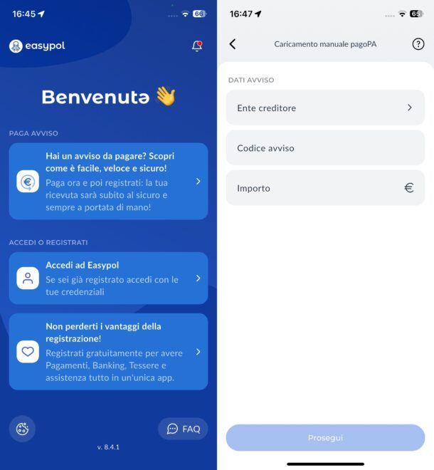 App per pagare multe