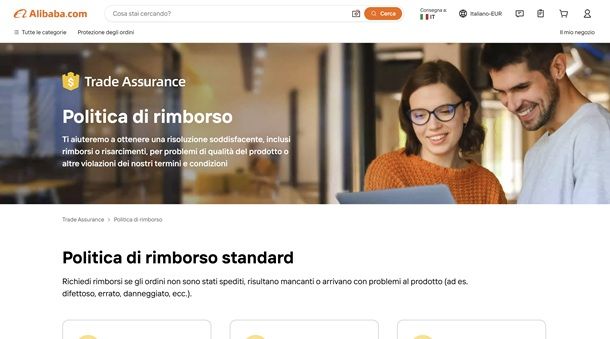 Come acquistare su Alibaba