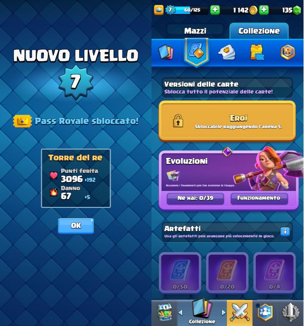 schermate app Clash Royale
