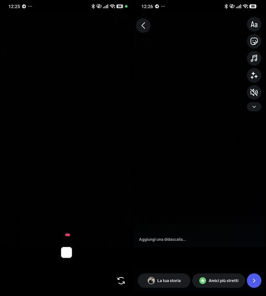 Togliere audio da video Storie Instagram