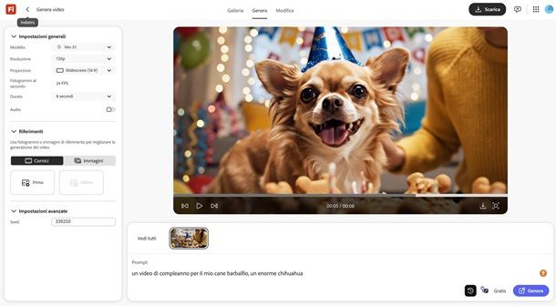 Come creare un video di compleanno