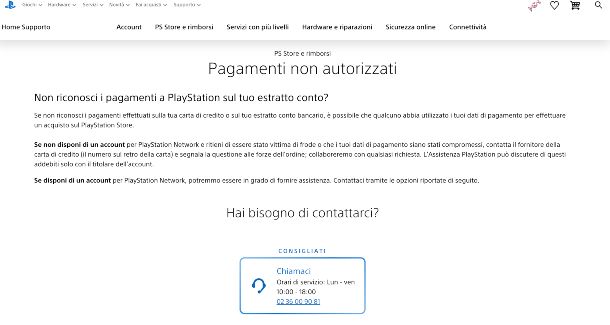 psn telefono