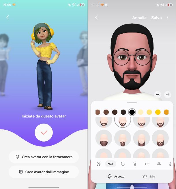 Come creare un avatar su Android