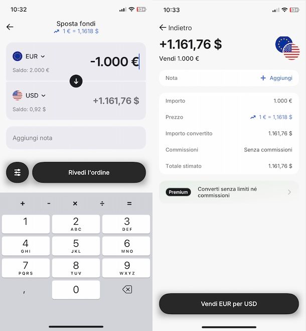 Creare conto valuta su Revolut