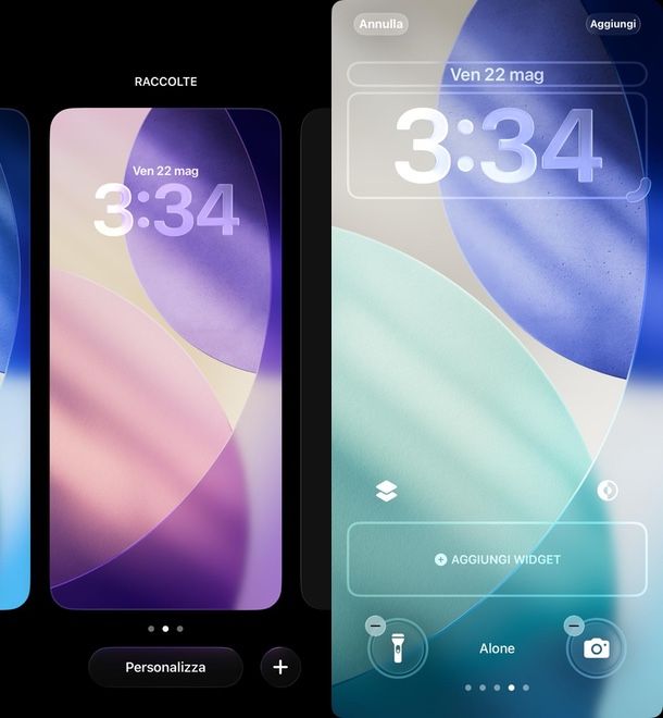 Cambiare schermata blocco iPhone