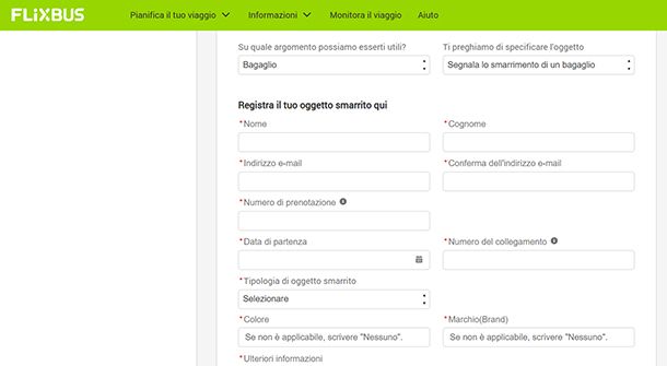 Formulari FlixBus