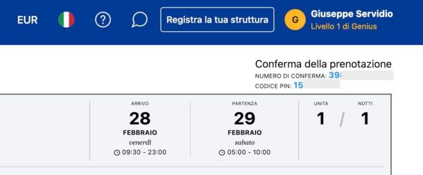 Come contattare Booking