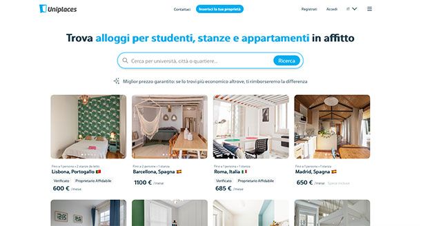 Altri siti per trovare case in affitto per studenti