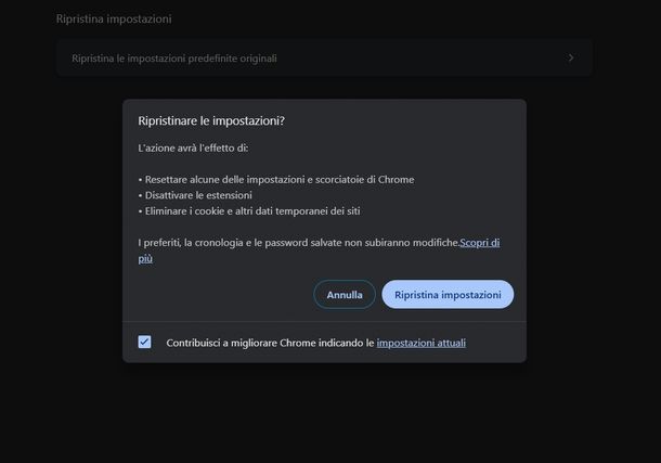 Visualizzare barra degli strumenti Google Chrome
