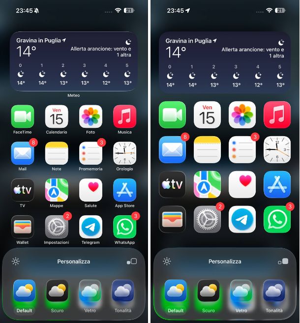 Come ingrandire le icone sullo schermo iPhone