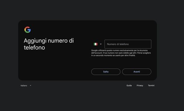Creare indirizzo email gratis Gmail