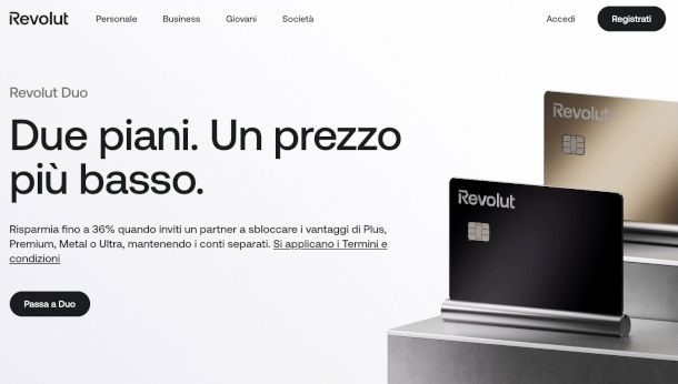 pagino sito Revolut Duo