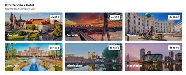 Offerte volo + hotel Booking