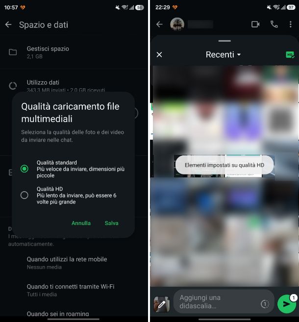 Come inviare foto senza perdere qualità WhatsApp