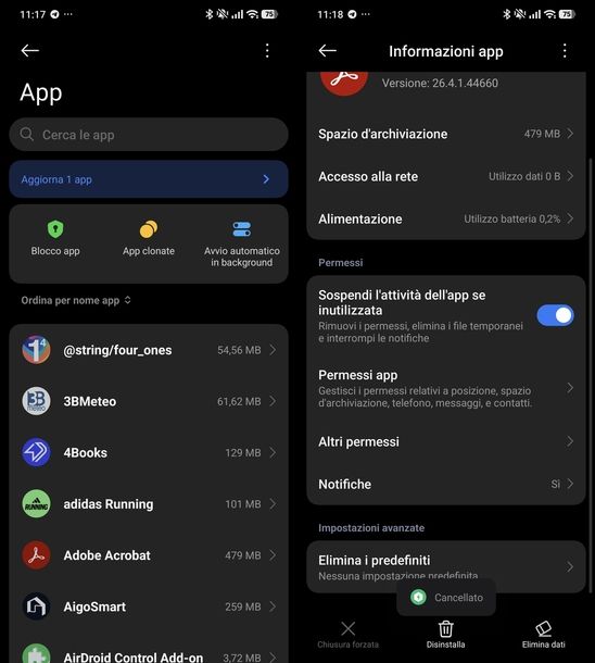 Cambiare programma predefinito Android