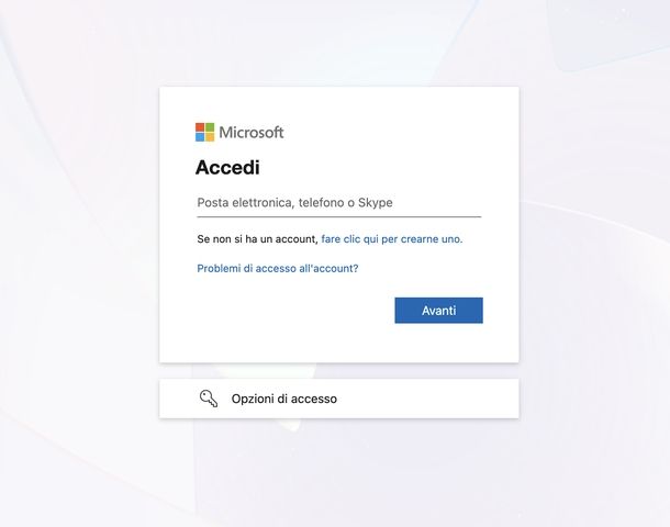 Creare indirizzo email gratis Outlook