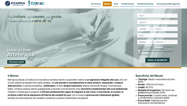 Master Universit&agrave; telematica eCampus