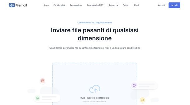 Come trasferire file pesanti