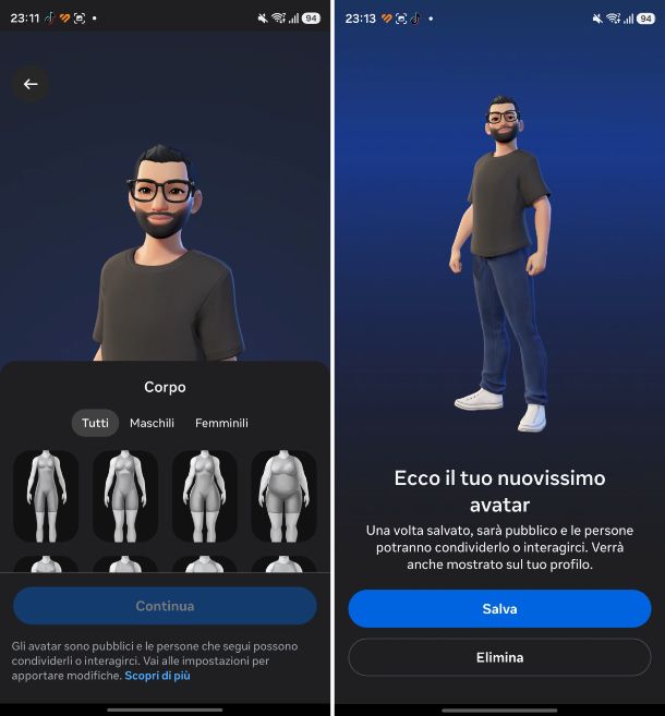 Come creare un avatar su Instagram