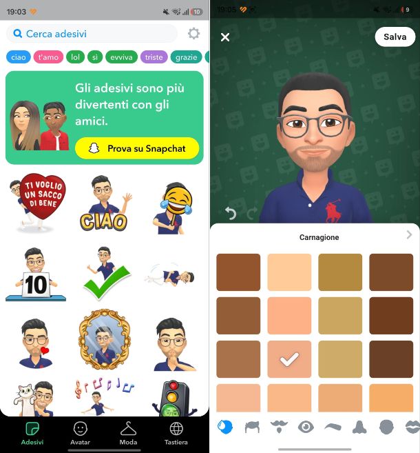 Come creare un avatar su Android