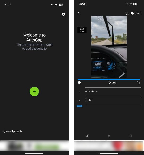 App per sottotitoli automatici