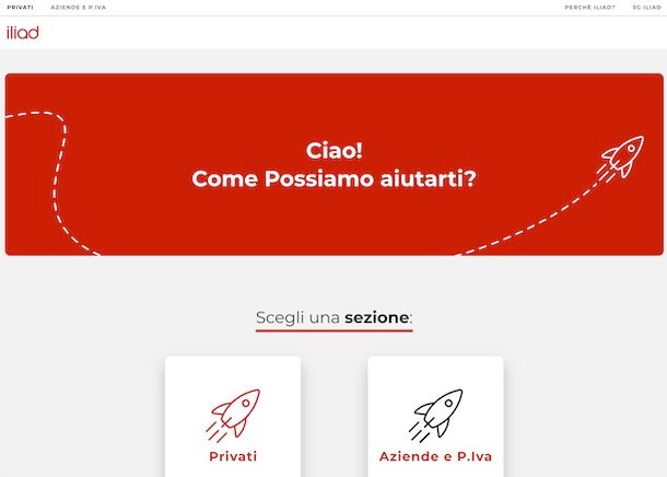 Assistenza iliad