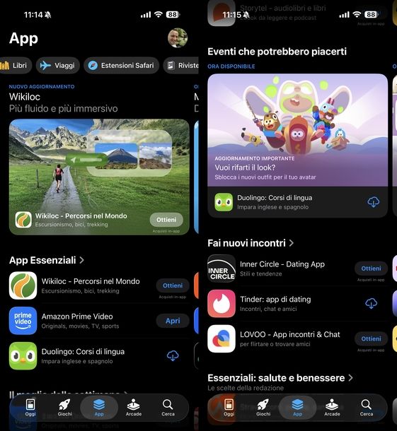 Scaricare app iOS