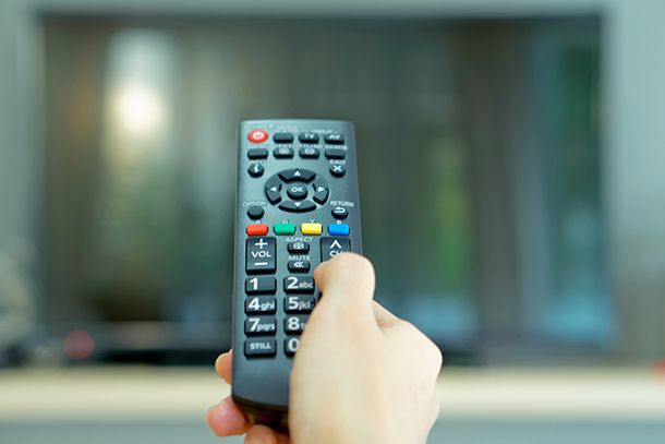 TV con schermata nera