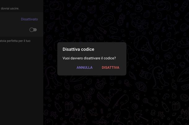 Togliere blocco su Telegram Web
