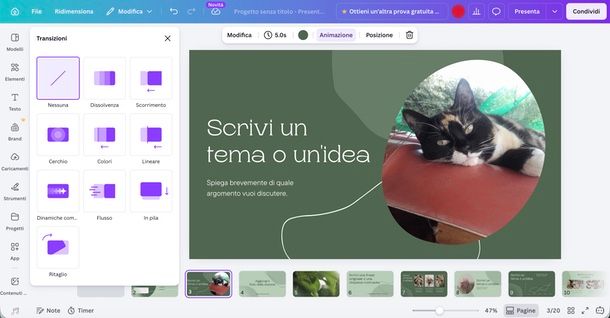 Presentazione Canva